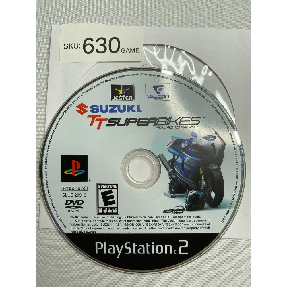 Suzuki TT Superbikes Real Road Racing Sony PlayStation 2